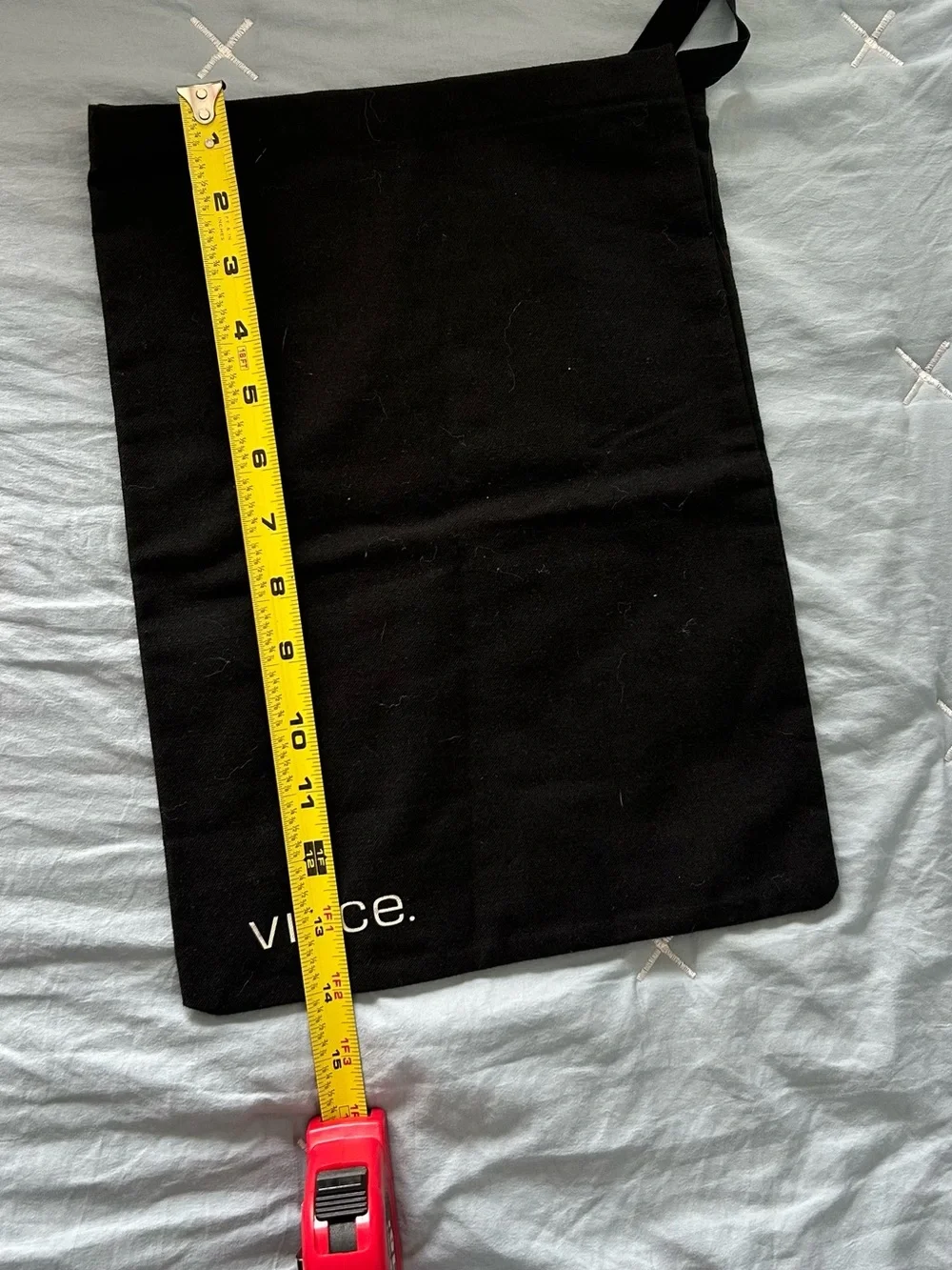 Vince • Black Logo Drawstring Storage Pouch •